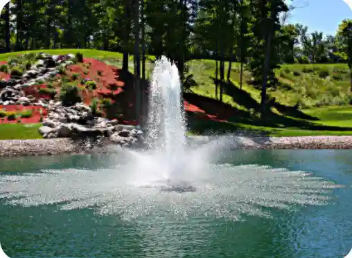 Large Geyser Lake Fountains can make your lake or pond look its best 